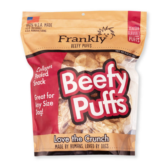 Frankly - Venison Beefy Puffs Flavor Dog Treats