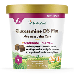 NaturVet - Glucosamine DS Plus Soft Chews for Cats & Dogs