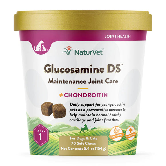 NaturVet - Glucosamine DS Soft Chews for Dogs