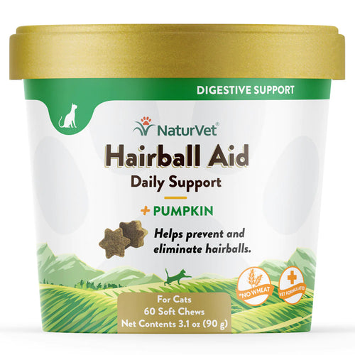 NaturVet - Hairball Aid Supplement for Cats