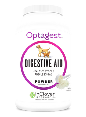 Inclover - Optagest Plant Based Prebiotics & Digestive Enzymes for Dogs & Cats