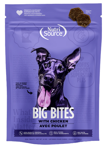 NutriSource - Chicken Big Bites Dog Treats