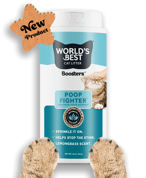 World's Best Cat Litter - Poop Fighter Boosters