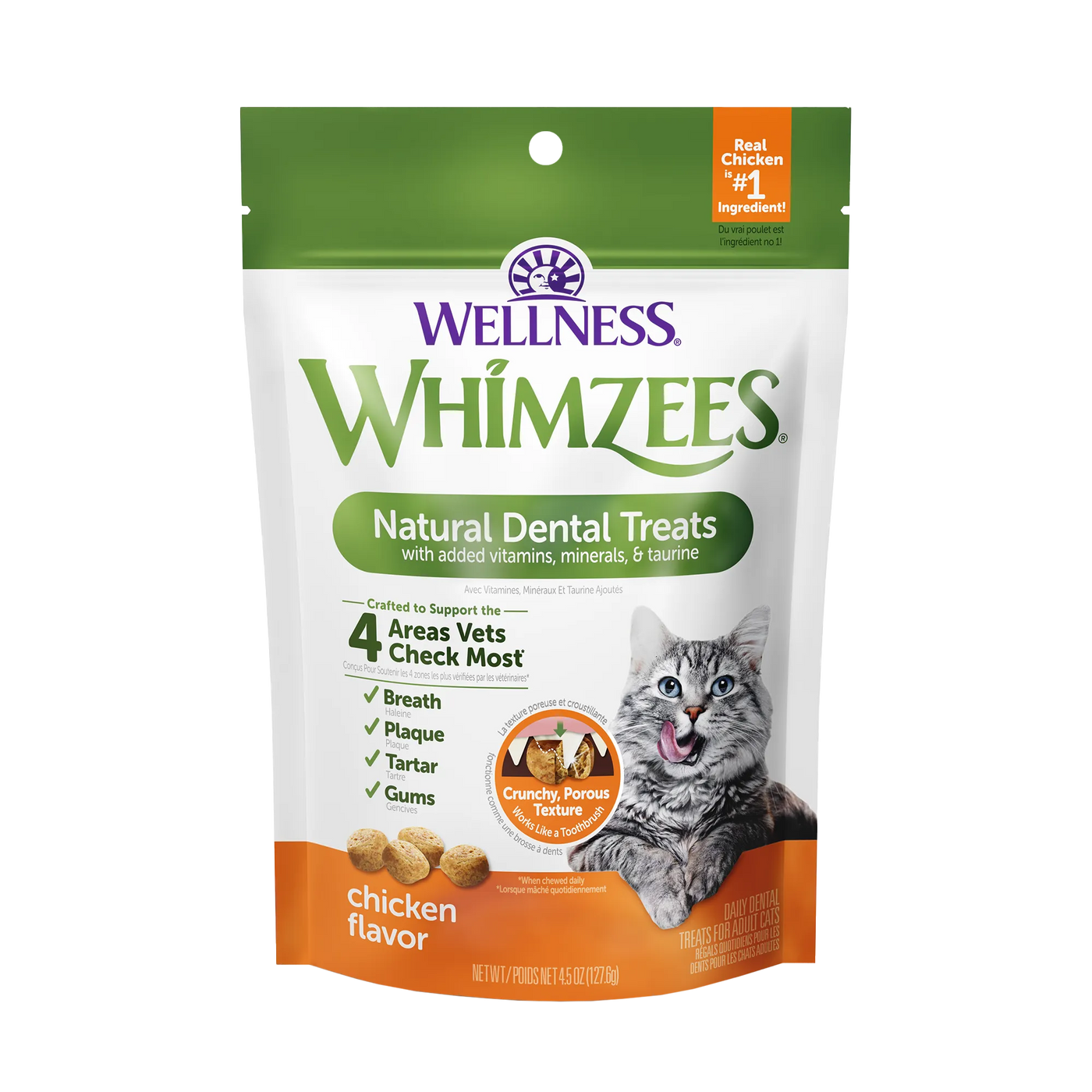 Whimzees Chicken Flavor Dental Treats for Cats Des Moines IA