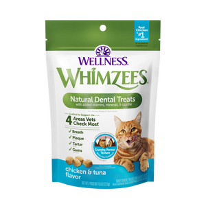 Whimzees - Chicken & Tuna Flavor Dental Treats for Cats