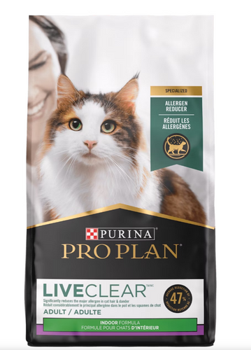Purina Pro Plan - LiveClear Adult Indoor Turkey & Rice Allergen Reducing Cat Food