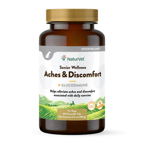 NaturVet - Senior Aches & Discomforts Chewable Tablets for Dogs