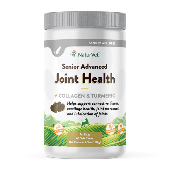NaturVet - Senior Advanced Joint Health Soft Chews for Dogs