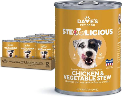 Dave's Pet Food - Stewlicious Chicken & Vegetable Stew Wet Dog Food