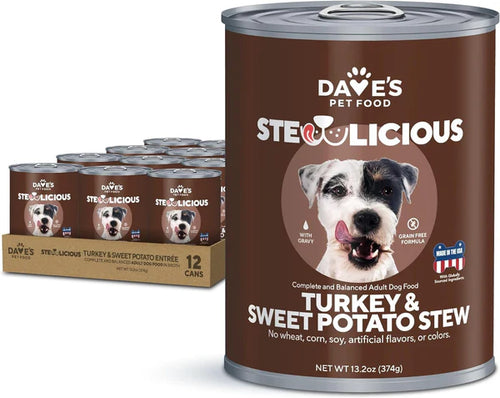 Dave's Pet Food - Stewlicious Turkey & Sweet Potato Stew Dog Food