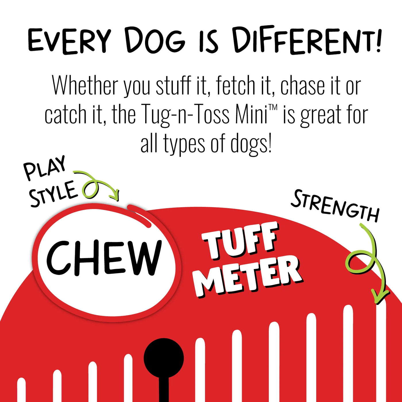 Tug and toss deals dog toy