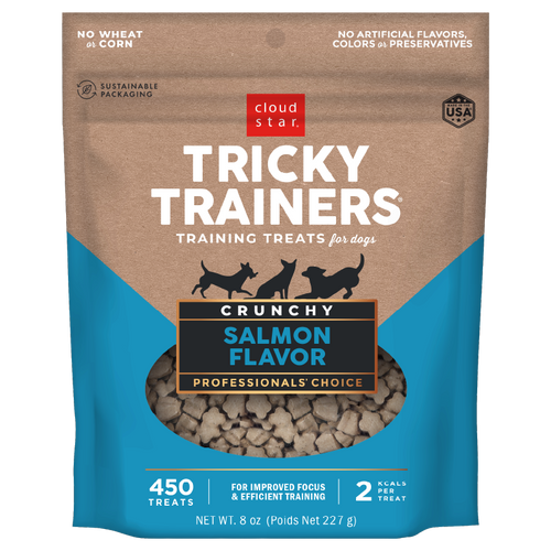 Cloud Star - Tricky Trainers Crunchy with Salmon Dog Treat