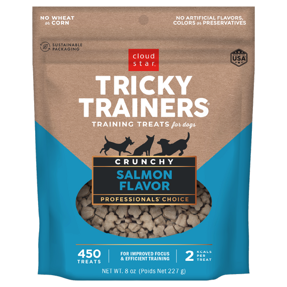 Cloud Star - Tricky Trainers Crunchy with Salmon Dog Treat
