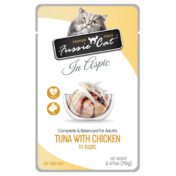 Fussie Cat - Tuna with Chicken in Aspic Wet Cat Food