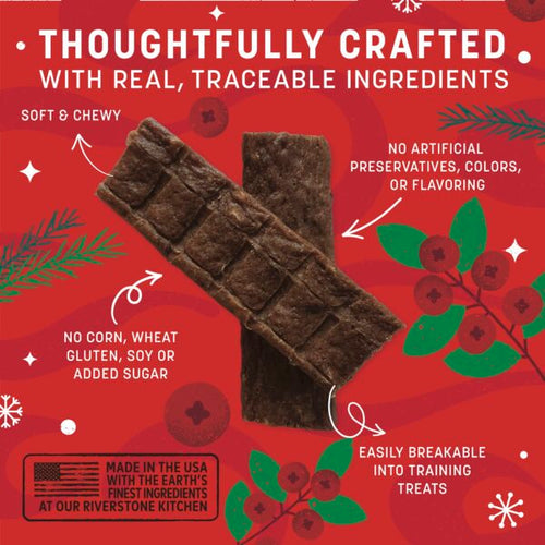 Earth Animal - Wisdom™ Air-Dried Seasonal Collection Holiday Feast Jerky Dog Treat