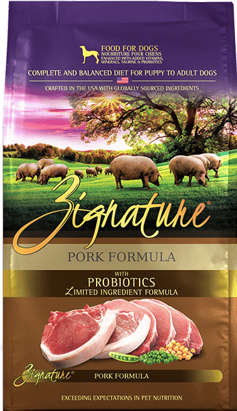 Zignature - Pork Formula Dry Dog Food