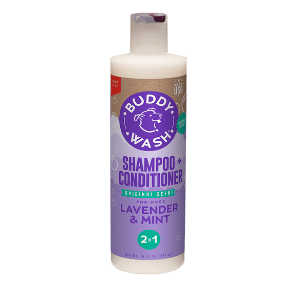 Buddy Biscuits - Lavender & Mint 2-in-1 Shampoo + Conditioner for Dogs