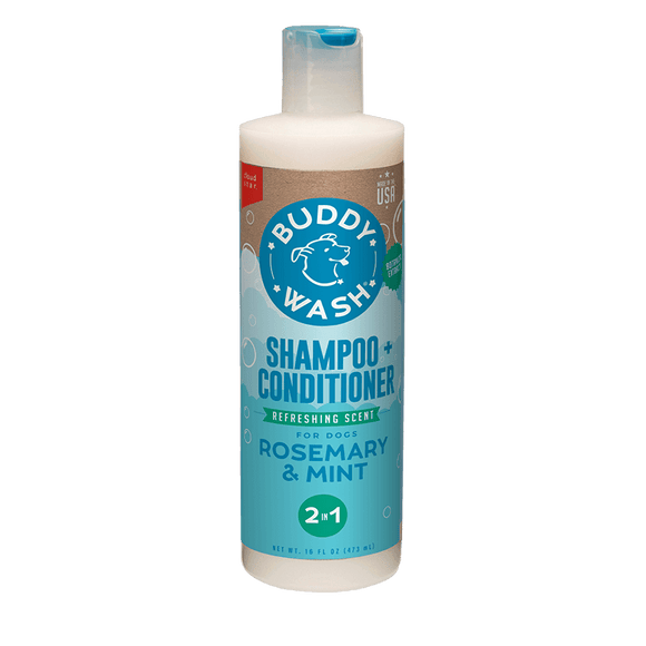 Buddy Biscuits - Rosemary & Mint 2-in-1 Shampoo + Conditioner for Dogs