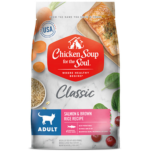 Chicken Soup - Adult Salmon & Brown Rice Dry Cat Food