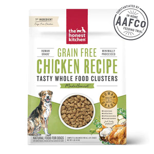 The Honest Kitchen - Grain-Free Chicken Clusters Dry Dog Food