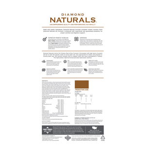 Diamond Naturals - Active Chicken Meal & Rice Formula Dry Cat Food
