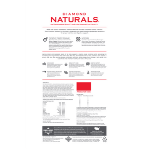 Diamond Naturals - Lamb Meal & Rice Formula Dry Dog Food
