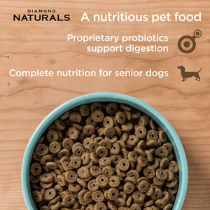 Diamond Naturals - Senior Chicken, Egg & Oatmeal Formula Dry Dog Food