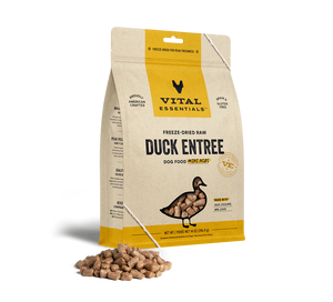 Vital Essentials - Freeze-Dried Raw Duck Entree Mini Nibs Dog Food