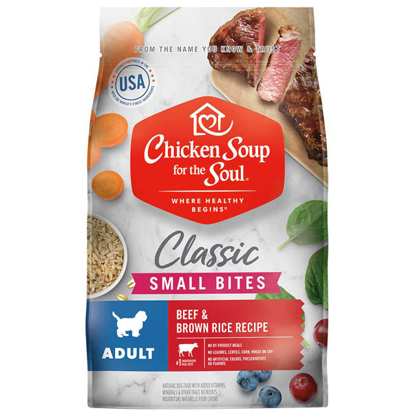 Chicken Soup - Small Bites Beef & Brown Rice Dry Dog Food