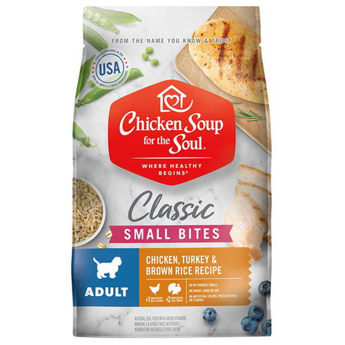 Chicken Soup - Small Bites Chicken, Turkey & Brown Rice Dry Dog Food