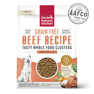 The Honest Kitchen - Grain-Free Beef Clusters Dry Dog Food
