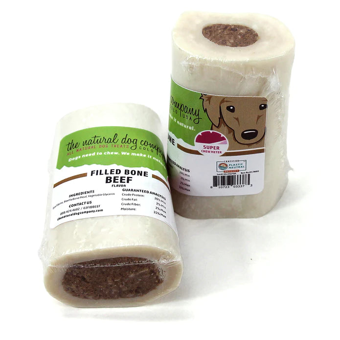 Tuesday's Natural Dog - Beef Filled Bone Dog Treat