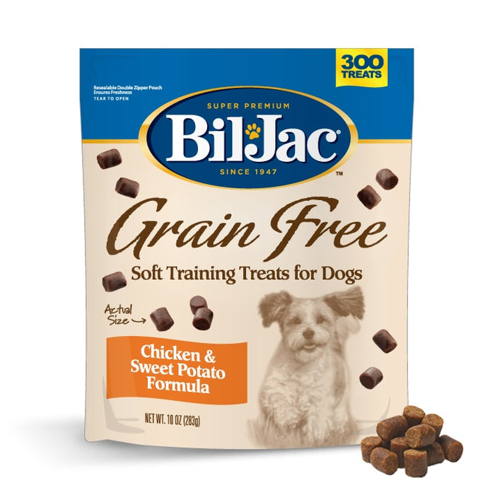 Bil-Jac - Grain-Free Chicken & Sweet Potato Soft Dog Treats