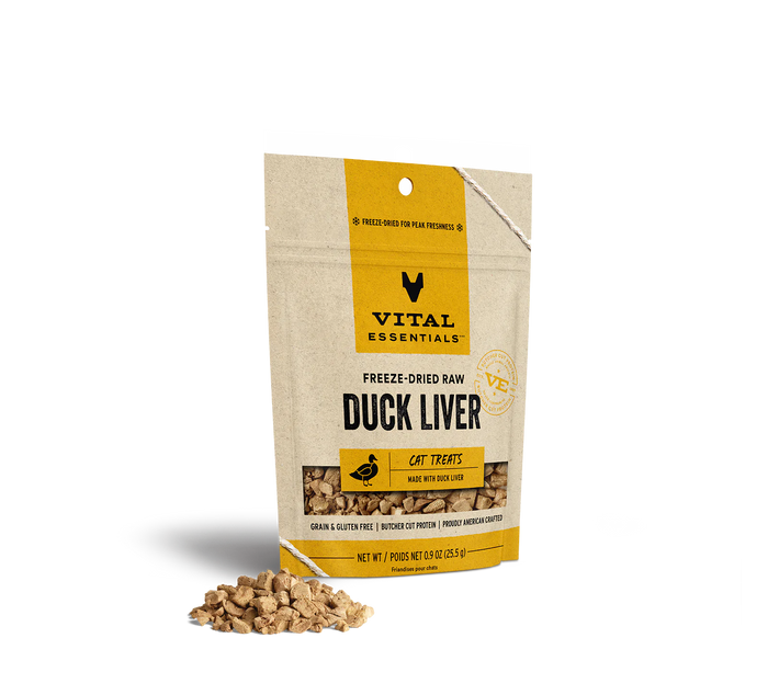 Vital Essentials - Freeze-Dried Duck Liver Cat Treats