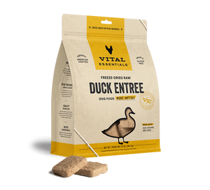 Vital Essentials - Freeze-Dried Raw Duck Entree Mini Patties Dog Food