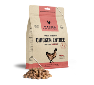 Vital Essentials - Freeze-Dried Raw Chicken Entree Mini Nibs Dog Food