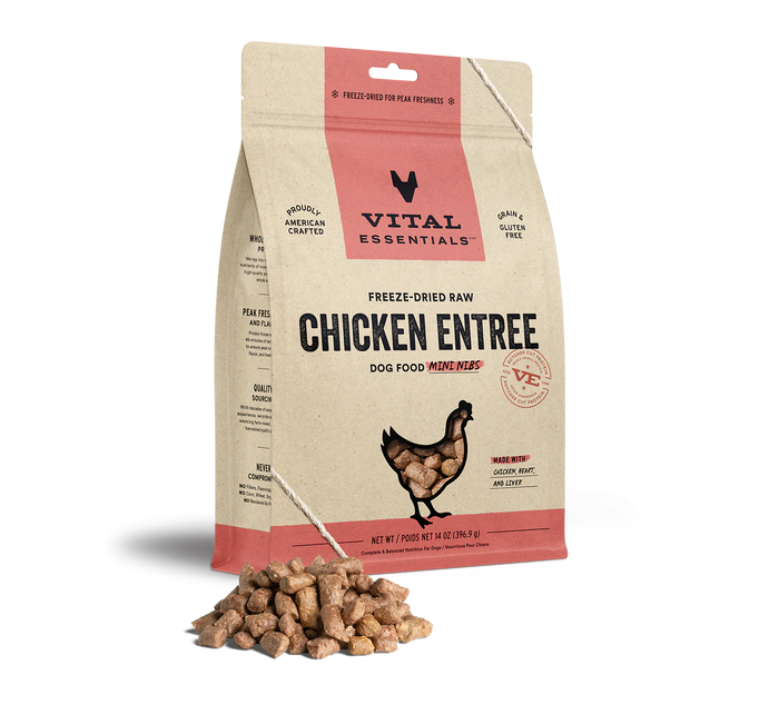 Vital Essentials - Freeze-Dried Raw Chicken Entree Mini Nibs Dog Food