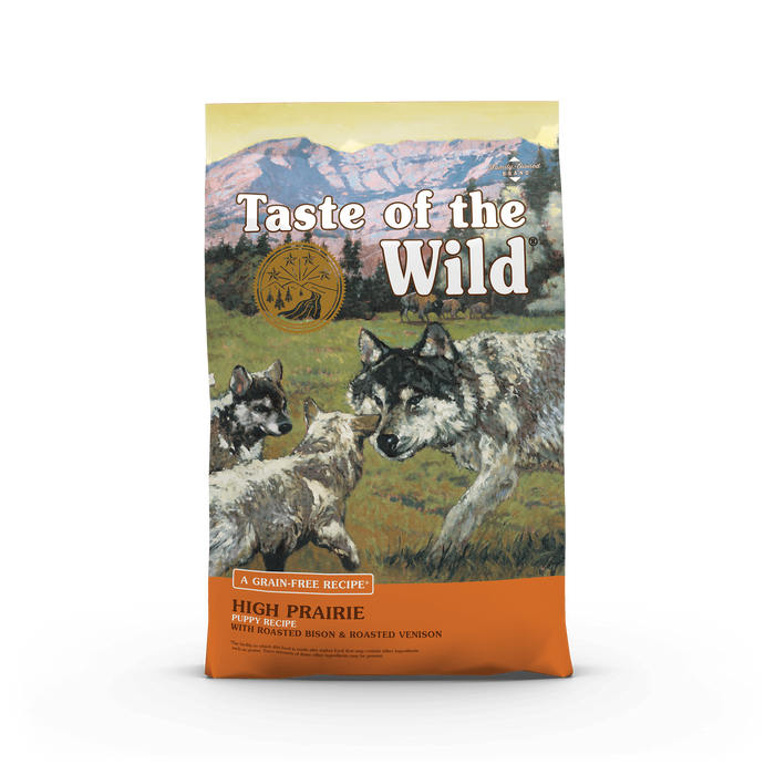 Taste of the Wild - High Prairie Puppy Recipe with Roasted Bison & Venison Dry Dog Food