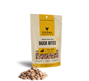Vital Essentials - Freeze-Dried Duck Bites Dog Treats