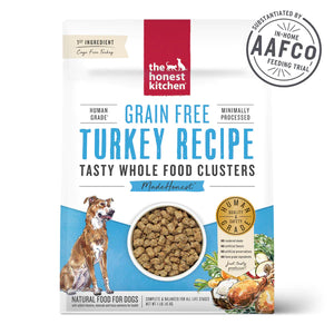 The Honest Kitchen - Grain-Free Turkey Clusters Dry Dog food