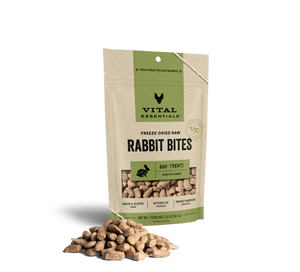 Vital Essentials - Freeze-Dried Rabbit Bites Dog Treats