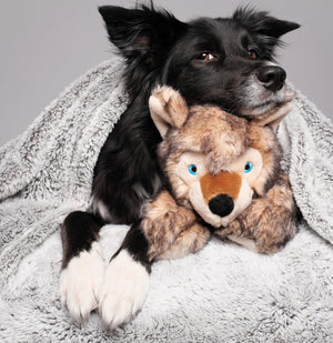 Fluff & Tuff - Lobo Wolf Pup Dog Toy