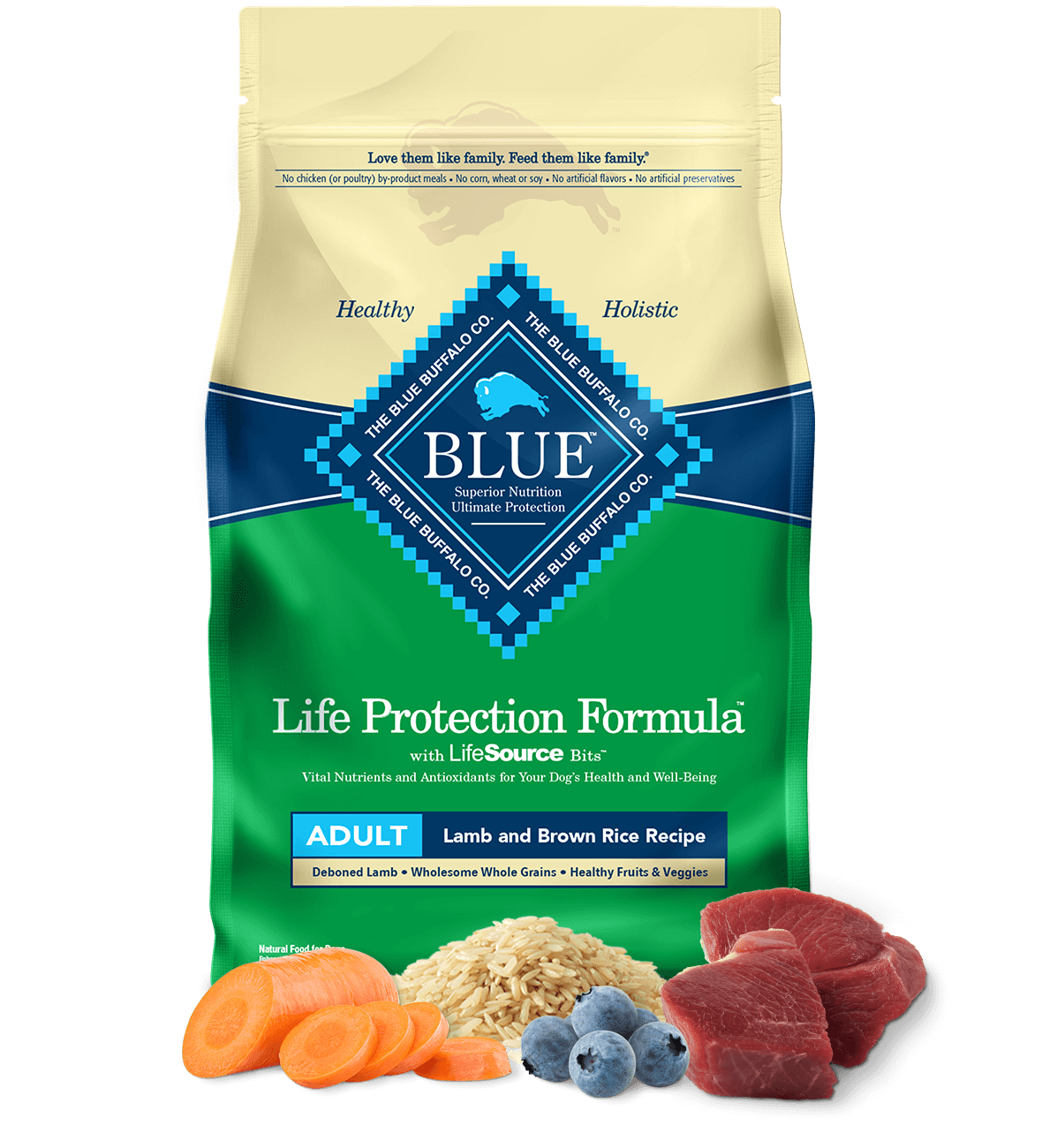 Blue buffalo life protection on sale dry adult dog food