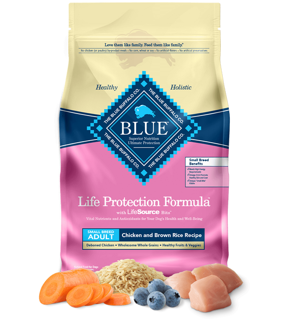 Blue Buffalo - Life Protection Small Breed Adult Chicken & Brown Rice Dry Dog Food