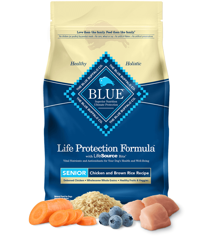 Blue Buffalo - Life Protection Senior Chicken & Brown Rice Dry Dog Food