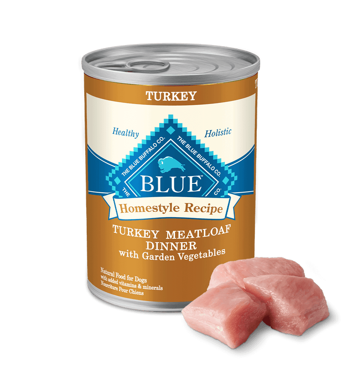 Blue Buffalo - Homestyle Turkey Meatloaf Dinner with Garden Vegetables Wet Dog Food