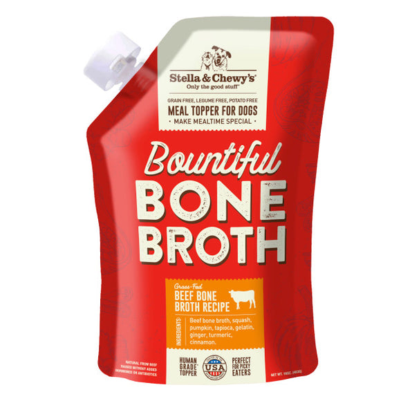 Stella & Chewy's - Bountiful Bone Broth Grass-Fed Beef Bone Broth Recipe