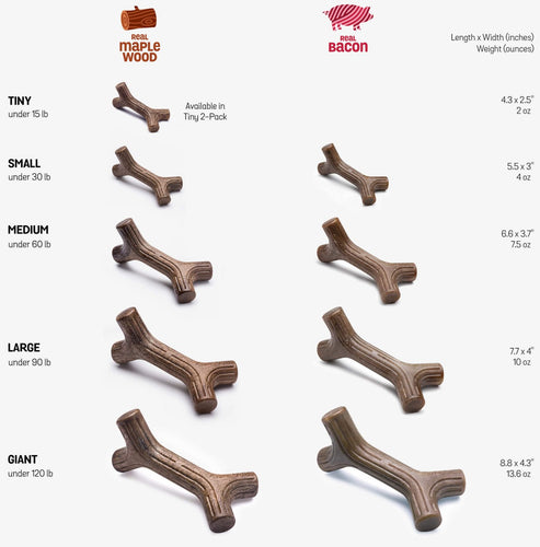 Benebone - Bacon Stick Dog Chew Toy