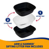 Petmate - Hi-Back Open Litter Box
