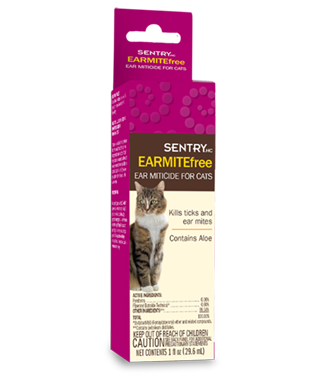 Sentry - Earmite Free Ear Miticide for Cats